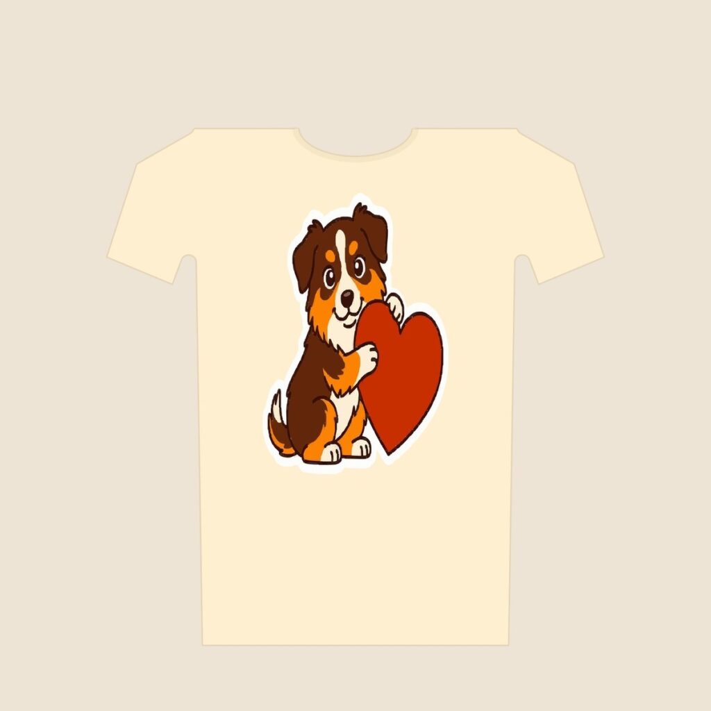 T-Shirt „Herzhund"